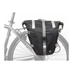 Сумка AUTHOR 8-15000079 на багаж. A-N495 боковая V=12/19л ремни с плеч. ремнем 52x28x13см черная 