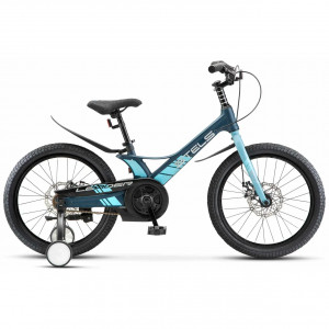 Велосипед Stels Leader-210 MD 20&quot; Z010 (м) темно-синий/зеленый рама: 10.4&quot; (2024) 
