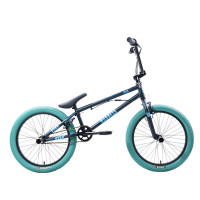 Велосипед Stark Madness BMX 2 темно-еловый матовый/голубой/голубой рама: 20.5" (2025)
