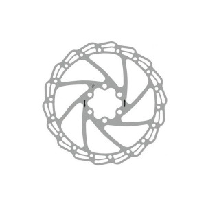 Торм. диск ALHONGA 6-171606 (ротор) для диск. тормоза HJ-DXR1606 160мм+6болтов нерж. сталь серебр. 