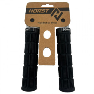 Ручки на руль Horst H52 00-170444 резиновые 130мм черные 
