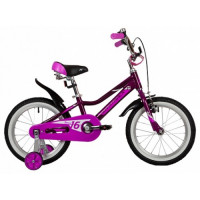 Велосипед Novatrack Novara 16" фиолетовый (2022)