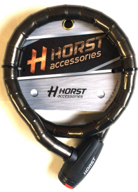 Замок Horst 09-100255 на ключе с защитой, черный