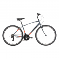 Велосипед Stark Terros 28.2 V серый/черный/оранжевый Рама:16" (2023)