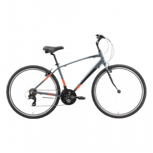 Велосипед Stark Terros 28.2 V серый/черный/оранжевый Рама:16&quot; (2023) 