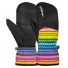 Варежки Reusch Alan Junior black/multicol lines - Варежки Reusch Alan Junior black/multicol lines