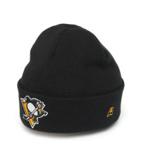 Шапка Atributika&Club NHL Pittsburgh Penguins черная (52-54 см) 59377