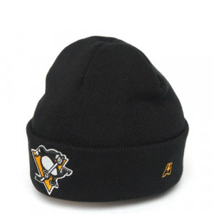 Шапка Atributika&amp;Club NHL Pittsburgh Penguins черная (52-54 см) 59377 