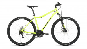 Велосипед Forward Sporting 29 2.2 D ярко-зеленый/черный 19&quot; (2022) 