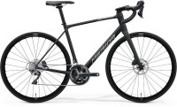 Велосипед Merida Scultura Endurance 300 28" SilkBlack/DarkSilver Рама: M (2022)