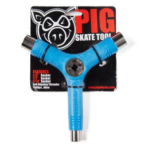 Ключ для скейта Pig Tool blue 