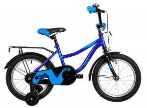Велосипед Novatrack Wind 16&quot; V-brake синий (2022) 