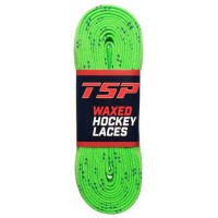 Шнурки хоккейные с пропиткой TSP Waxed Hockey Laces Lime