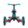 Трехколесный велосипед-беговел Globber Explorer Trike 4 in 1 New бирюзовый - Трехколесный велосипед-беговел Globber Explorer Trike 4 in 1 New бирюзовый
