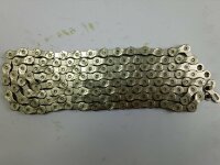 Цепь TBS Z90, 9 ск. индексная, 1/2x3/32"x116L, серебр., с соед.звеном, в торг.уп.