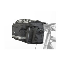 Сумка AUTHOR 8-15002517 на руль A-H721 QRX7 25,4/31,8мм б/съемн. V=10л с чехлом от дождя черно-серая