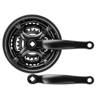 Шатуны Stels HDL-S303 1/2"х3/32" 24/34/42Т 175мм Golden Swallow "под ромб" стальные черные