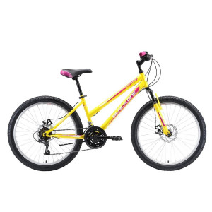 Велосипед Black One Ice Girl 24 D желтый/розовый/белый (2020) 