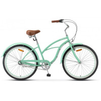 Велосипед Stels Navigator-130 Lady 26" V010 (м) зеленый рама: 17" (2025)