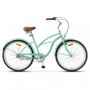 Велосипед Stels Navigator-130 Lady 26&quot; V010 (м) зеленый рама: 17&quot; (2025) 