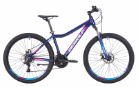 Велосипед Dewolf Ridly 20 W 26" темно-синий/светло-голубой/пурпур (2021)