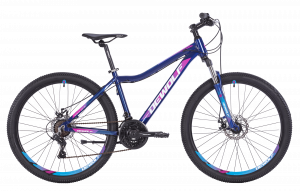 Велосипед Dewolf Ridly 20 W 26&quot; темно-синий/светло-голубой/пурпур (2021) 