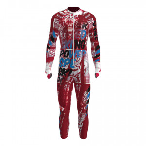 Спусковой комбинезон Vist RC Suit Superhero with Pads Speed Junior tr.red-o.white-fr.blue IWFGIQ 