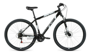 Велосипед Altair AL 29 D черный/серебристый рама: 17&quot; (2022) 