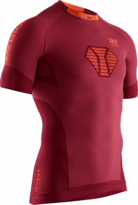 Футболка мужская X-Bionic Regulator Run Speed Shirt SH SL Men namib red/kurkuma orange R014