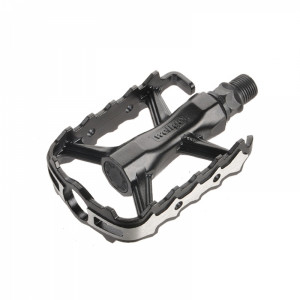 Педали Wellgo M224G 6-14224 алюминий, литые, облегченные, черный 