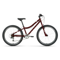 Велосипед Forward Unit 24 1.0 темно-красный/белый рама: 12" (2023)