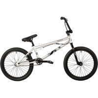 Велосипед Novatrack BMX Psycho 20" серебристый рама: 10" (2023)