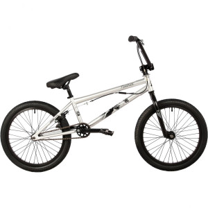 Велосипед Novatrack BMX Psycho 20&quot; серебристый рама: 10&quot; (2023) 