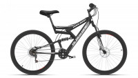 Велосипед Black One Hooligan FS 26 D черный/серый (2021)
