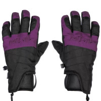 Перчатки White Owl Pro gloves WMNS черные с пурпурным