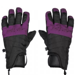 Перчатки White Owl Pro gloves WMNS черные с пурпурным 