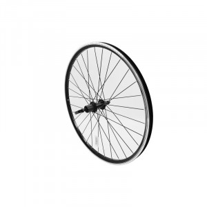 Колесо заднее Stels 26" двойной обод, V-brake, черное 
