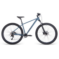 Велосипед Aspect Nickel Pro 29" серый/синий рама: XL (22") (2025)