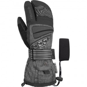 Перчатки для сноуборда Reusch Sweeber R-Tex XT Lobster Black/Grey 