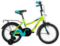 Велосипед NOVATRACK WIND 16" V-brake зеленый (2022)