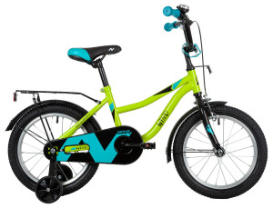Велосипед Novatrack Wind 16&quot; V-brake зеленый (2022) 