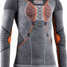 Термофутболка X-Bionic Apani 4.0 Merino Round Neck LG SL Men black/grey/orange B080 - Термофутболка X-Bionic Apani 4.0 Merino Round Neck LG SL Men black/grey/orange B080