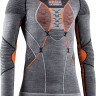 Термофутболка X-Bionic Apani 4.0 Merino Round Neck LG SL Men black/grey/orange - Термофутболка X-Bionic Apani 4.0 Merino Round Neck LG SL Men black/grey/orange