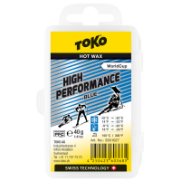 Парафин высокофтористый Toko High Performance blue (-10°С -30°С) 40 г.