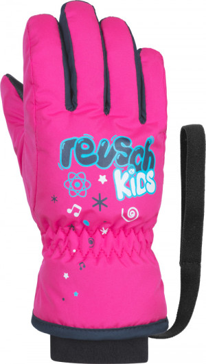 Перчатки горнолыжные Reusch Kids Pink Glo 