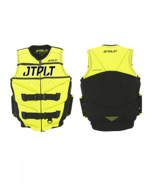 Спасательный жилет для гидроцикла неопрен мужской Jetpilot Matrix Race PWC Neo Vest ISO 50N Black/Yellow (2019) 