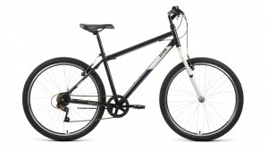 Велосипед Altair MTB HT 26 1.0 черный/серый рама 17 (2022) 