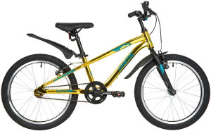 Велосипед Novatrack Prime 20&quot; алюминий золотой металлик (2020) 