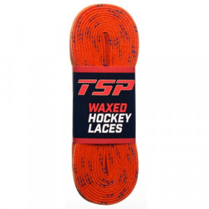 Шнурки хоккейные с пропиткой TSP Waxed Hockey Laces Orange 