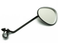 Зеркало TBS CL-105-1-L, 3-7/8"X2-1/2", чёрное, пластик-сталь.